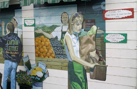 Produce Stand Mural