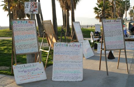 Free Speech at Venice Beach, CA