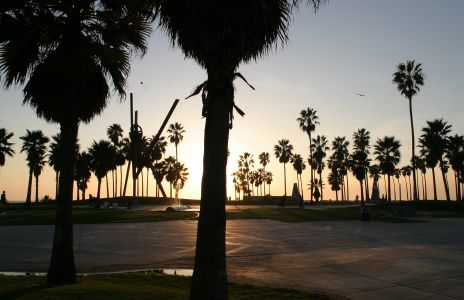 Sunset at Venice Beach, CA