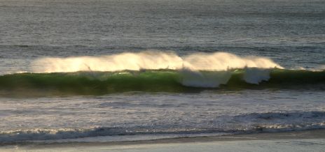 Offshore Wind on Waves at Carmel Beach