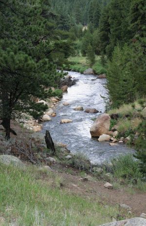 River in Rocky Mountains