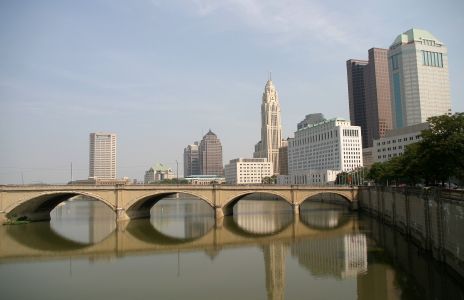 Bridge over Scioto River, Columbus, Ohio
