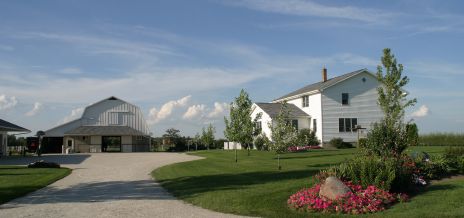 Amish Farm House and Barn