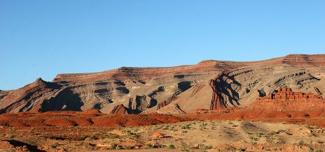 Rock Formation near Mexican Hat Rock, Utah