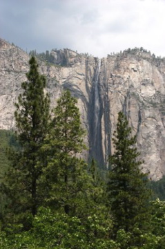 Ribbon Falls in Yosemite National Park, CA