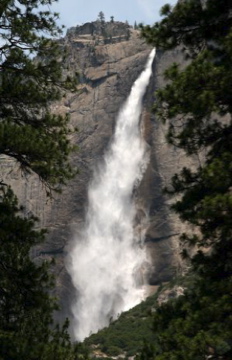 Yosemite Falls in Yosemite National Park, CA