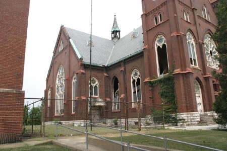 Church destroyed by vandalism