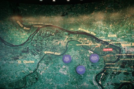 Map of the Confluence of the three Great Rivers