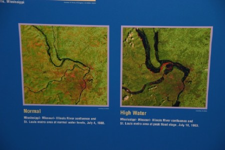 Arial view of Flood of 2003