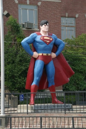 Superman in Metropolis IL