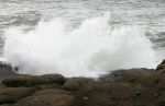 Crashing Waves on Rocky Oregon Coast
