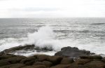 Crashing Waves on Rocky Oregon Coast