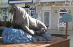 Sea Lion Sculpture in Newport