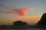 Oregon Coast Rocks at Sunset