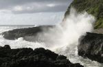 Waves Crashing at Devils Churn near Cape Perpetua