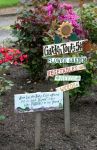 Signs in Garden