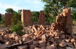 Remains of Brick Building in Bluff, UT