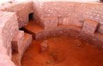 Ancient Below Ground Round House made of Bricks