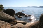 Lake Tahoe's Sparkling Water and Rocky Shore