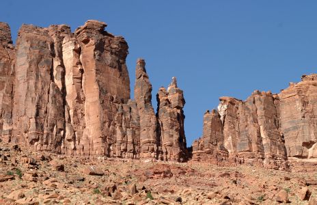 Rock Formation along the Colorado River, Utah