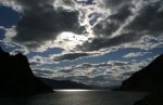 Foreboding Clouds over Buffalo Bill Reservoir, near Cody, Wyoming