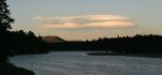 Sunset over Yellowstone River
